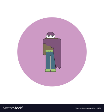 In flat design Halloween icon vector image In flat design Halloween icon vector image