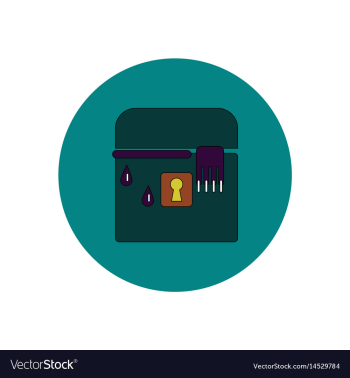 In flat design halloween icon vector image In flat design halloween icon vector image