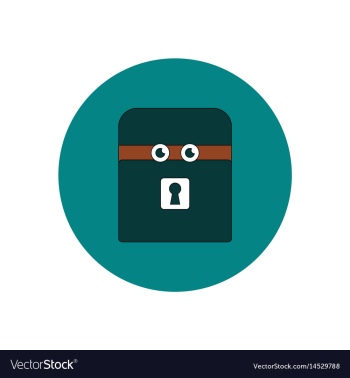 In flat design halloween icon vector image In flat design halloween icon vector image