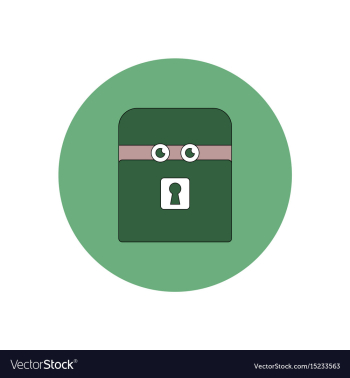 In flat design halloween icon vector image In flat design halloween icon vector image