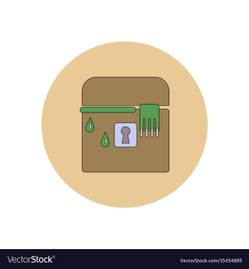 In flat design halloween icon vector image In flat design halloween icon vector image