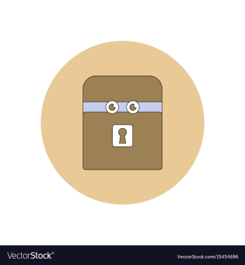 In flat design halloween icon vector image In flat design halloween icon vector image