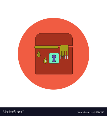 In flat design halloween icon vector image In flat design halloween icon vector image