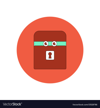 In flat design halloween icon vector image In flat design halloween icon vector image