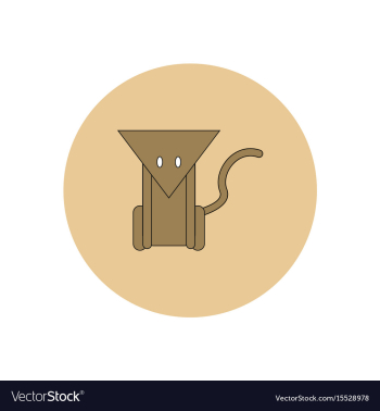 In flat design halloween icon vector image In flat design halloween icon vector image