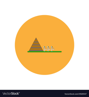 In flat design halloween icon vector image In flat design halloween icon vector image