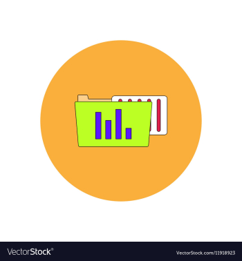 In flat design of file and vector image In flat design of file and vector image