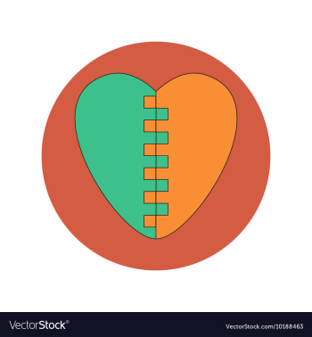 In flat design of Love Ukraine vector image In flat design of Love Ukraine vector image