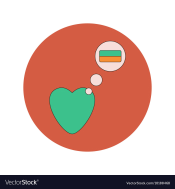 In flat design of Love Ukraine vector image In flat design of Love Ukraine vector image