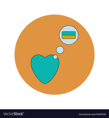 In flat design of love ukraine vector image In flat design of love ukraine vector image