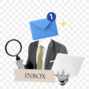 Inbox word png sticker, envelope | Free PNG - rawpixel