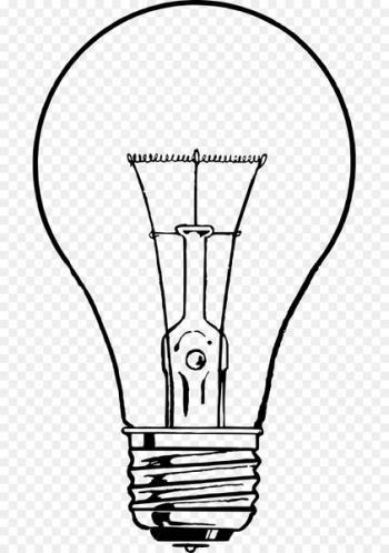 Incandescent light bulb Drawing Line art - light Incandescent light bulb Drawing Line art - light