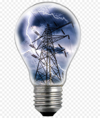 Incandescent light bulb Electricity Electric power Electric light - Lightning bulb creativity electric tower 