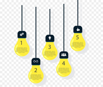 Incandescent light bulb Lamp Electric light - Vector lamp ppt  pattern 