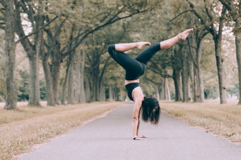Incredible Balance Yoga Posing Incredible Balance Yoga Posing