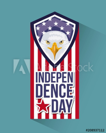 independence day america ribbon flag usa shield eagle vector illustration independence day america ribbon flag usa shield eagle vector illustration