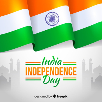 Independence day of india background flat style Free Vector Independence day of india background flat style Free Vector
