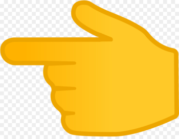 Index Finger, Emoji, Finger, Yellow PNG Index Finger, Emoji, Finger, Yellow PNG