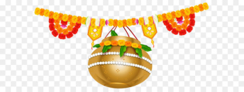 India Clip art - India Holiday Floral Decoration PNG Clip Art Image 