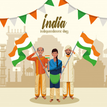 India independence day card Free Vector India independence day card Free Vector