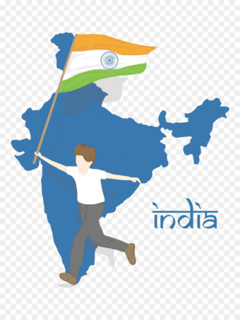 India Map Stock photography Clip art - Vector cartoon India Independence Day 