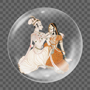 Indian couple png sticker,  | Free PNG - rawpixel