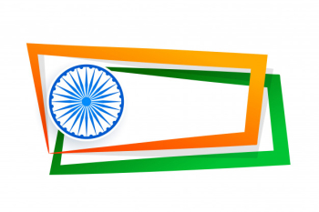 Indian flag frame with text space Indian flag frame with text space