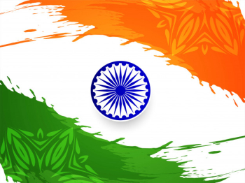 Indian flag theme stylish republic day background Free Vector Indian flag theme stylish republic day background Free Vector