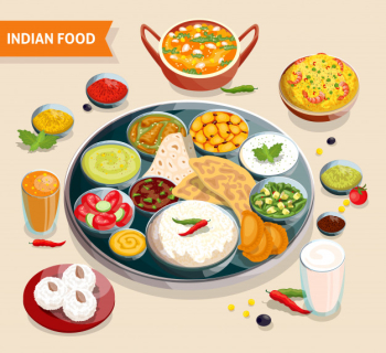 Indian food composition Indian food composition