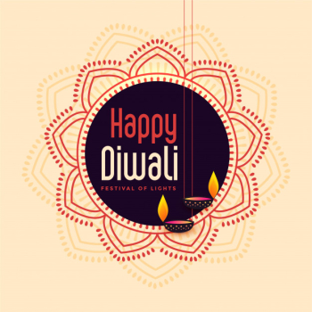 Indian happy diwali festival card illustration Free Vector Indian happy diwali festival card illustration Free Vector