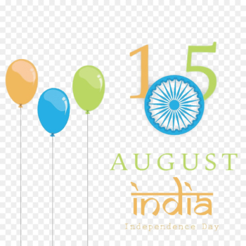 Indian Independence Day Indian independence movement August 15 - Vector balloon India Independence Day 