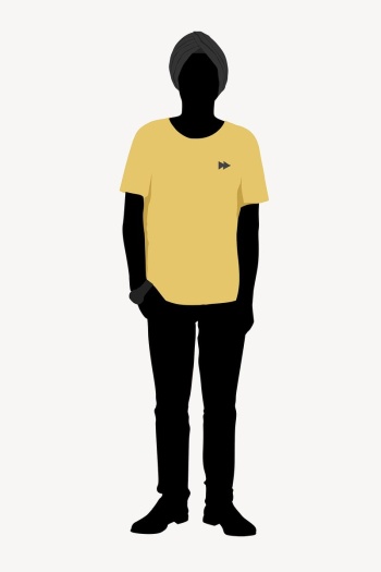 Indian man silhouette, full body | Free PSD - rawpixel Indian man silhouette, full body | Free PSD - rawpixel