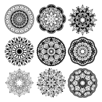 Indian mandala design Indian mandala design