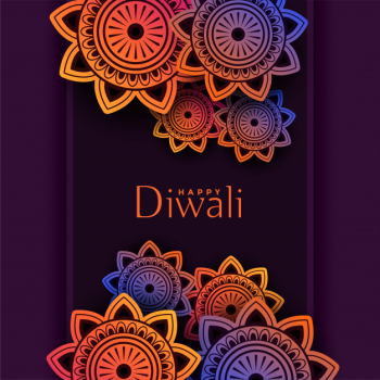 Indian pattern happy diwali festival illustration Free Vector Indian pattern happy diwali festival illustration Free Vector