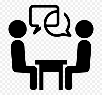 Individual Face To Face Meeting - One To One Meeting Icon Individual Face To Face Meeting - One To One Meeting Icon