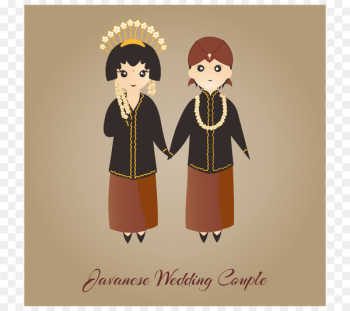 Indonesia Javanese people Illustration - Indonesian Traditional Wedding 