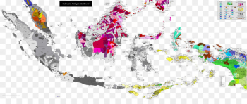 Indonesia Linguistic map Linguistics Language - indonesia map 