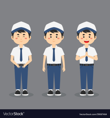 indonesian junior high school character indonesian junior high school character