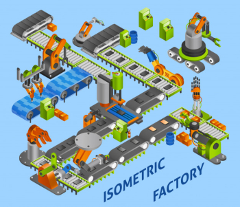 Industrial robot concept Industrial robot concept