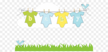 Infant clothing Infant clothing Children's clothing Clip art - Hand-painted dry clothes 