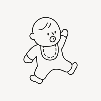 Infant doodle clipart, baby illustration | Free Vector Illustration - rawpixel Infant doodle clipart, baby illustration | Free Vector Illustration - rawpixel