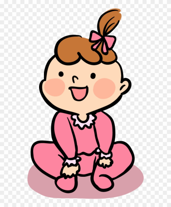 Infant Euclidean Vector Cartoon Illustration - Baby Girl Cartoon Png