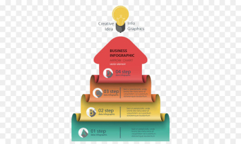 Infographic Arrow Chart - Perspective arrow infographic Infographic Arrow Chart - Perspective arrow infographic
