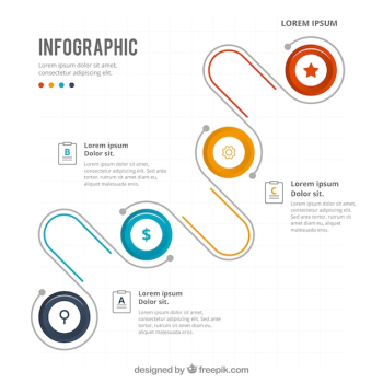 Infographic steps design Infographic steps design