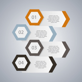 Infographic template with options Infographic template with options