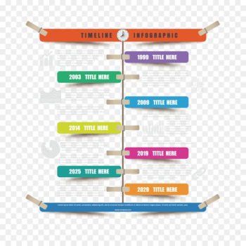 Infographic Timeline Template Illustration - Vector creative ppt decoration 