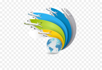 Infographic Travel - Air travel information map Infographic Travel - Air travel information map