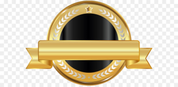 Information Image resolution Clip art - Seal Badge Gold Black PNG Clip Art 