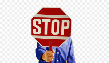 Information Sign Business - Stop Flag Information Sign Business - Stop Flag