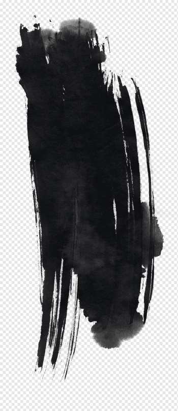 Ink brush Pen, Chinese style black ink, watercolor Painting, ink, black Hair png